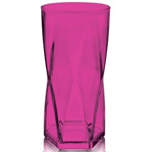 Copo Rombus 465ML Neon Rosa