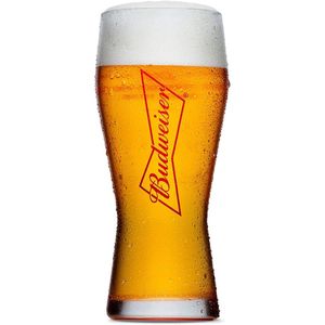 Copo para Cerveja Budweiser Transparente 400ML