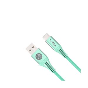 Cabo USB A para Micro USB Lity 1,5m Verde (CRC-106)