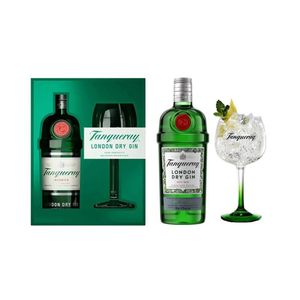 Kit Gin Tanqueray London Dry 750ml com Taça