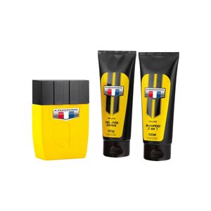 Kit Camaro Yellow Deo Colônia 100ml + Shampoo 100ml + Pós Barba 100ml