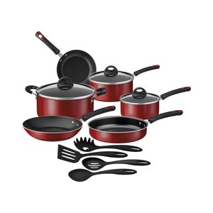 Kit Cozinha Tramontina Everyday Vermelho 10 Peças