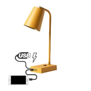 Luminária de mesa Ocanova USB A TUTTO Cor Cor Laranja Brilho