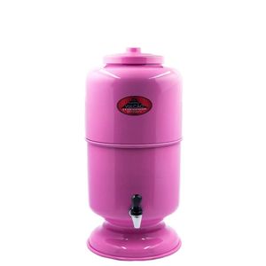 Filtro de 14 L , aluminio, com vela para reposição - Rosa