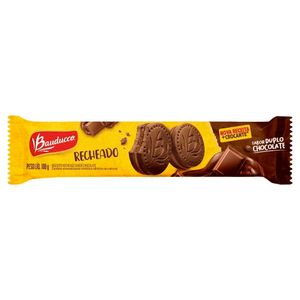 Biscoito Recheado Bauducco Duplo Chocolate 108g