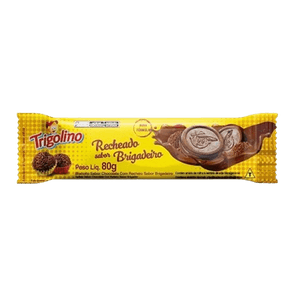 Biscoito Recheado Trigolino Sabor Brigadeiro 80g