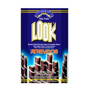 Biscoito Look Sabor Chocolate com Recheio de Chocolate Branco 55g