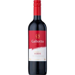 Vinho Tinto Nacional Galiotto Suave