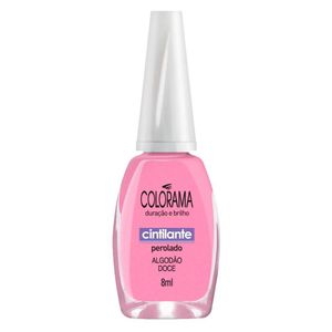 Esmalte Cintilante Colorama Perolado Algodão Doce 8ml