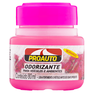 Odorizador para Veículos e Ambientes Morango Proauto Pote 80ml