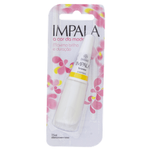 Esmalte Cremoso Branco Impala a Cor da Moda 7,5ml