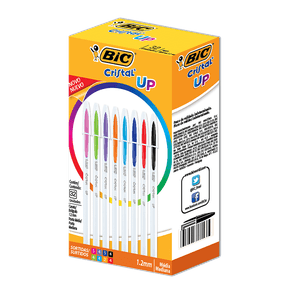 Caneta Esferográfica Cristal Up Bic 32 unidades