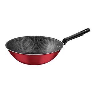 Panela Wok Loreto Vermelho 28cm