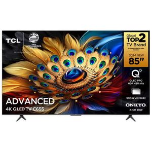 Smart TV TCL QLED 85 C655 4K UHD Google Tv Dolby Vision