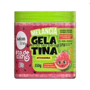 Gelatina Salon Line #todecacho Melancia Kids 550g