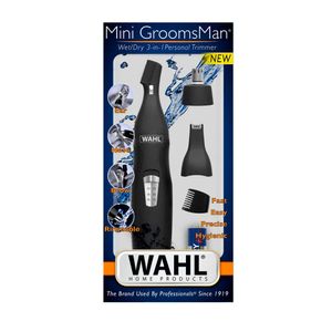 Aparador De Pelos Wahl Persoonal Trimmer Mini Groomsman 3 Em 1 Preto