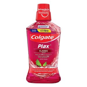 Enxaguante Bucal Colgate Plax Classic 500ml Promo Leve 500ml Pague 350ml