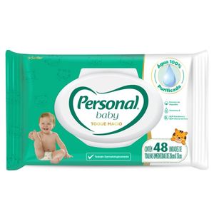 Lenço Umedecido Personal Baby Toque Macio 48 Unidades