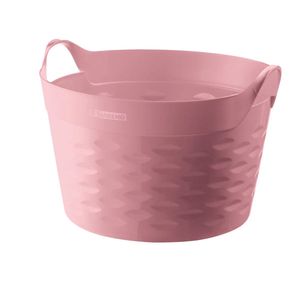 Cesto Plástico Organizador Rosa 30L Sanremo