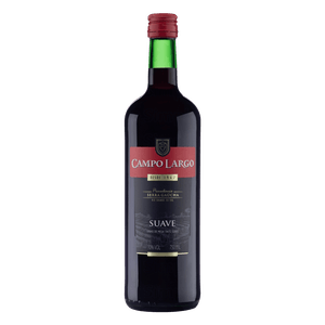 Vinho Brasileiro Tinto Suave Campo Largo Serra Gaúcha Garrafa 750ml