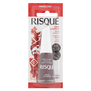 Esmalte Metálico Maçã do Amor Risqué Vermelhos