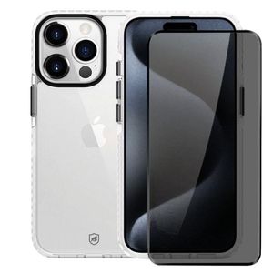 Kit Capa Urus Branca e Pelicula Defender Pro Privacidade para iPhone 15 Pro - Gshield