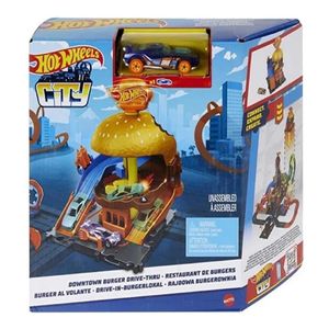 Hot Wheels City Lanchonete De Hamburguer Hotwheels Hdr26