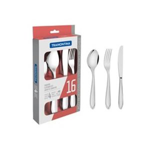 Faqueiro Aço Inox Tramontina Laguna 16 Peças