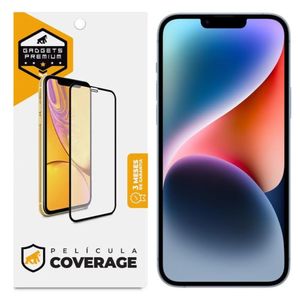 Película para iPhone 14 - Coverage 5D Pro Preta - Gshield