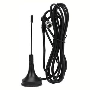 Antena HDTV Digital Mini Multifuncional Cabo 1,5 metros Preto SC-523 PIX