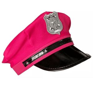Chapéu Policial Rosa Fantasia - Acessório Divertido
