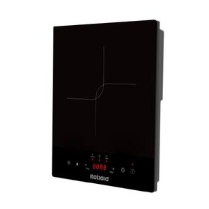 Cooktop Itatiaia 1 Boca Vidro Preto Portátil Indução 220V CIESS2001