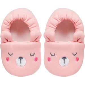 Buba, Pantufa Urso Rosa - 09 A 12 Meses