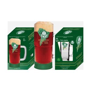 Caneca de Chopp Zero Grau Palmeiras Bicampeão das Américas 355ML