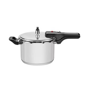 Panela de Pressão Tramontina Brava em Aço Inox com Fundo Triplo 22 cm 6 L