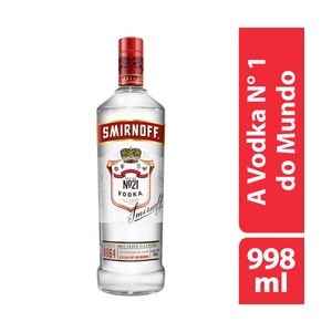 Vodka Destilada Smirnoff No.21 Red Garrafa 998ml