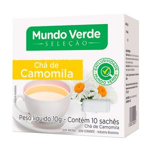 Chá de Camomila Mundo Verde Seleção 10g com 10 sachês