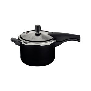 Panela de Pressão Tramontina Vancouver Antiaderente Preto 20cm 4,5L