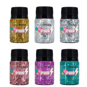 Glitter Gel Colormake Glow Power 35g - Escolha Sua Cor