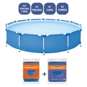 Kit Piscina Circular 7.000 L