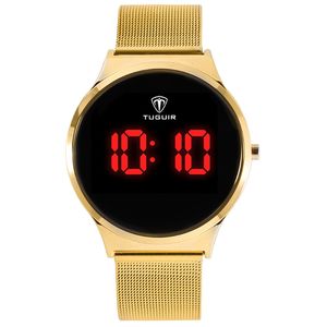 Relógio Feminino Tuguir Digital TG107 Dourado