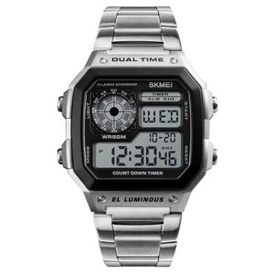 Relógio Masculino Skmei Digital 1335 Prata