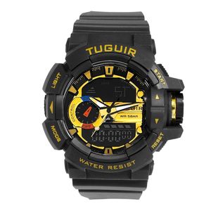 Relógio Masculino Tuguir AnaDigi TG250 Preto e Dourado