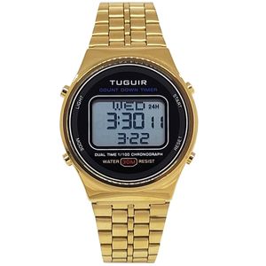 Relógio Unissex Tuguir Digital TG30314 Dourado