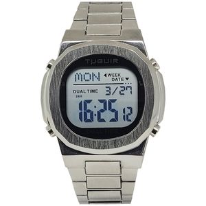Relógio Masculino Tuguir Digital TG30323 Prata
