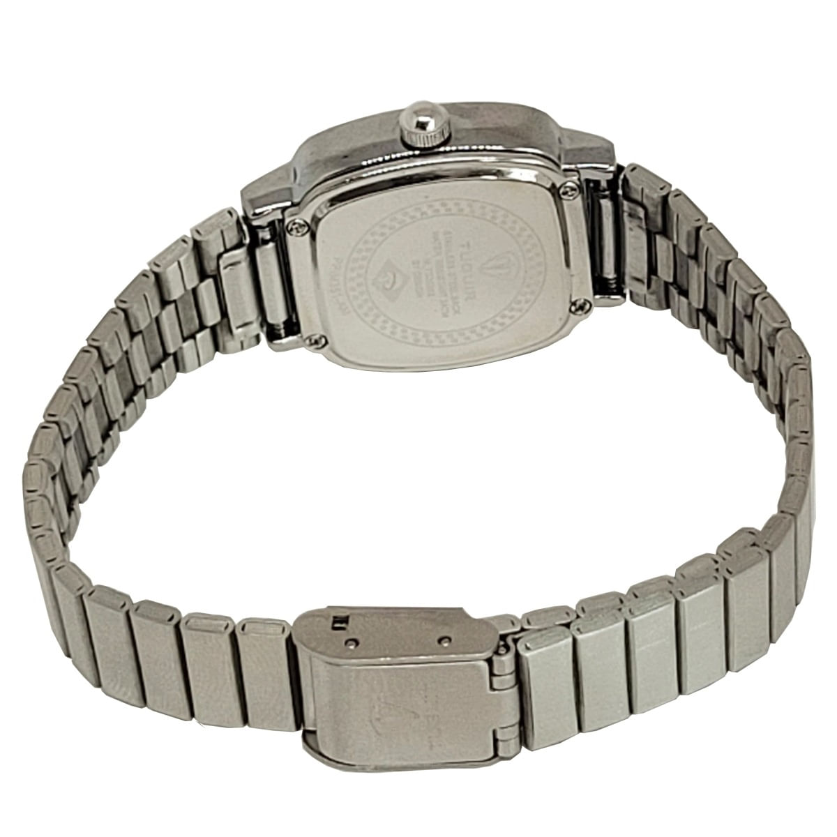 Relógio Tuguir Feminino Ref: 1134 Tg30352 Retangular Prateado