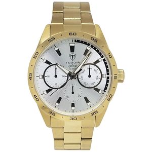 Relógio MultiFunção Masculino Tuguir Analógico Infinity TGI37064 Dourado