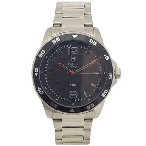 Relógio Masculino Tuguir Analógico Infinity TGI37077 Prata e Preto