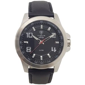 Relógio Masculino Tuguir Analógico Infinity TGI37104 Preto e Prata