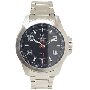 Relógio Masculino Tuguir Analógico Infinity TGI37109 Prata e Preto
